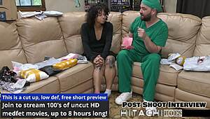 Petite latina nicole luva moans hairy pussy to vibrator orgasm backstage