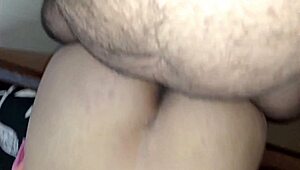my cute indian girlfriend shares bedroom for hot rough sex