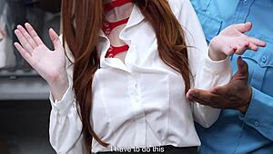 law students caught shoplifting get desk doggystyle punishment