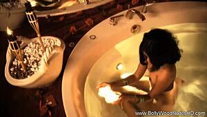 exotic indian lady performs her sensual erotic oriental ritual in hd