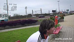 luana gaúcha strips nude outdoors for cash after director's tease game 😜