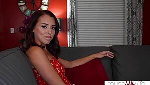 what kinky april fools surprise awaits cute wife lila love?