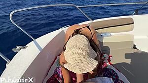 wife rims huge ass on boat valentines kate's outdoor anal bikini thong passion
