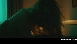 eliza taylor bends over for steamy erotic licking and kissing