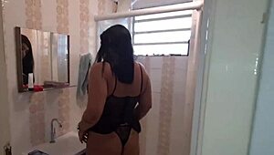 Open Pussy Feels Pleasure and Pain from His Giant Cock