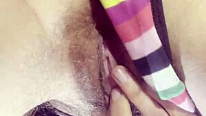 first time brunette cums hard ripping clothes hairy wet pussy drips