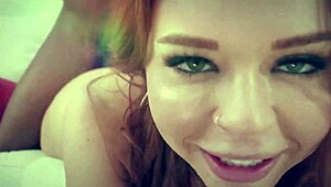 Cuckold Sessions: Harley Love rides agent's monster cock doggystyle missionary in front of hubby then deepthroat finish