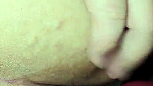 pinay slut fingers her huge ass before taking full anal creampie