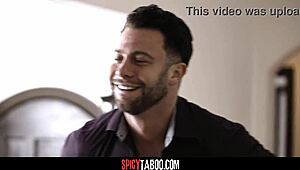 why does cheating husband fuck nanny when wife joins for threesome blowjobs?