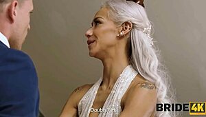 Bride4k Latina Bride Caught Cheating in Interracial Bisexual FFM Threesome on Wedding Day