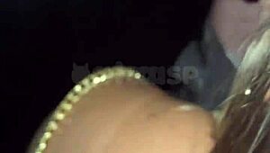 wife fucks hung stud in swing booth before watching husband