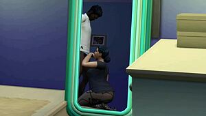 Arab milf hosts young lover for intense secret sex