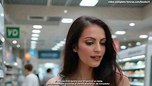 milf HUGE BOOBS takes DOCTOR's monster cock cum in mouth