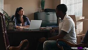 newlywed puck interracial cuckold bent over doggystyle with isiah maxwell