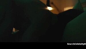 eliza taylor bends over for steamy erotic licking and kissing