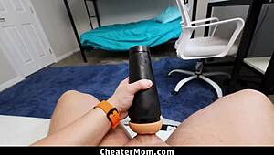 Stepdad Catches Stepmom Cheating But Fucks Her Instead Of Telling