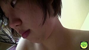 wanna see anal fingering and pussy eating rev up this asian for rough creampie? 