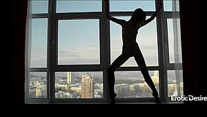 sade mare spreads flexible pussy lips in erotic full movie