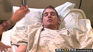 Hey, doctor monique alexander and chris johnson turn hospital checkup into rough threesome yoga fuck! 💦😏