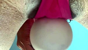 Sweaty Gym Workout Leads to Juicy Pussy Cum Close-Up