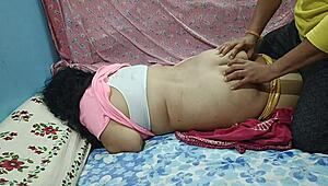 juicy indian housewife ass gets deep oiled massage satisfaction
