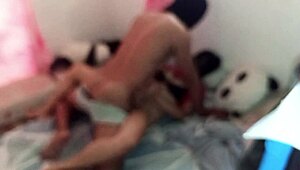 gf thinks she's sneaky but hidden cam catches her cheating rough doggy cowgirl on other guy
