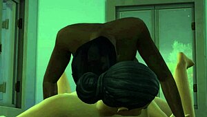 Arab milf hosts young lover for intense secret sex