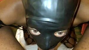 Stormy the sexy black gilf slurps cock like a total slut