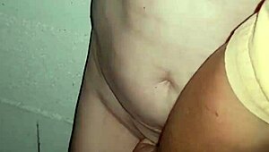 french slave maid humiliated in garage then fucked outdoors in bondage