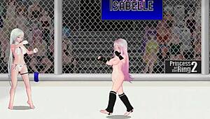 princess of the ring 2 isabel battles natasha in fierce street wrestling clash