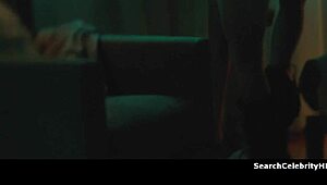 eliza taylor bends over for steamy erotic licking and kissing