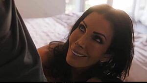 Busty milf stepmom joins step-family for intense group fucking session