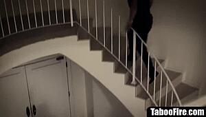 What if masked thugs stuffed blonde teen's every hole in brutal gangbang?