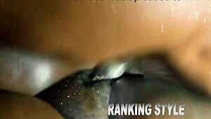 pounding her wet pussy deep with that thick curvy black cock relentlessly