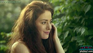 Dutch Model Joy Draiki Strips Outdoor Revealing Hairy Pussy and Tits