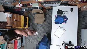 got busted as teen thief n security guard fucks me with big cock