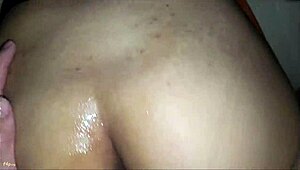 Beautiful Mexican ass spanked moans during homemade vaginal creampie pounding