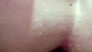 teasing my tight hole with dildo for deep stretch