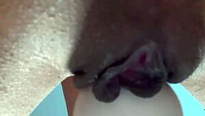 Sweaty Gym Workout Leads to Juicy Pussy Cum Close-Up