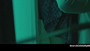 eliza taylor bends over for steamy erotic licking and kissing