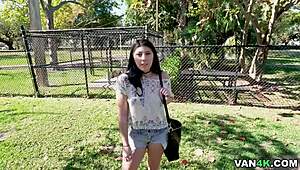 Tony Rubino And Kourtney Kai Heat Up Back Of Bus