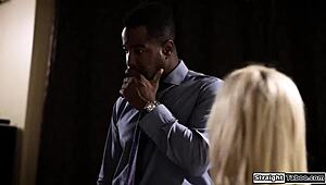 Stepdad Pounds Tied-Up Stepdaughter's Tight Pussy Hard!