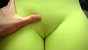 mmm rubbing my perfect wet pussy thru soaked leggings...