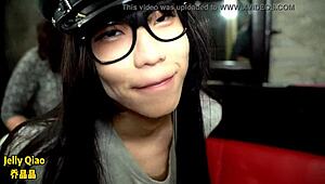 Curious about Asian shemale Jelly's steamy interracial play with TS Celine?