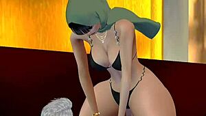 Imvu hijab hides wild forbidden fuck
