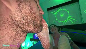 Tiny Rhea's Pussy Devoured At Rave Afterparty! Wet Lick Fest!!