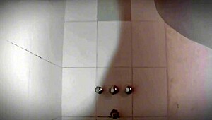 Hey sexy stud explodes shower jerk-off blast!