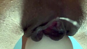 Sweaty Gym Workout Leads to Juicy Pussy Cum Close-Up