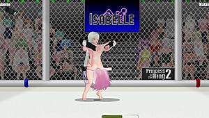princess of the ring 2 isabel battles natasha in fierce street wrestling clash