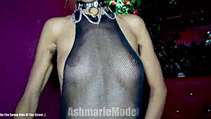 Who's eyeing this hairy pussy babe's armpits and legs shaking on the sex club floor?